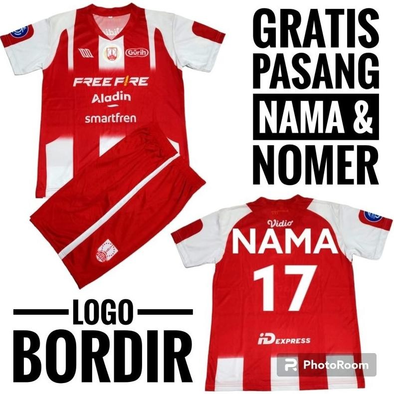 Ready Setelan Jersey Persis Solo Umur 6-14 Thn/Setelan Jersey M U Anak Umur 1-12 Thn Bahan Dryfit