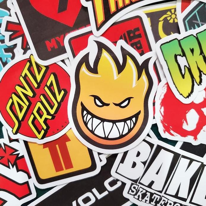 

ready STICKER PACK - SKATEBOARD BRANDS | STICKER KOPER STICKER TUMBLER STICKER LAPTOP HELM