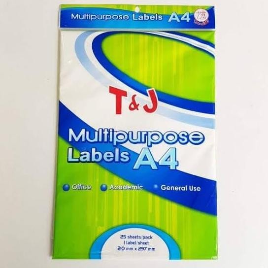 

ready Label Stiker A4 Tom & Jerry/Label Sticker A4 T&J/Multipurpose Label A4 Putih