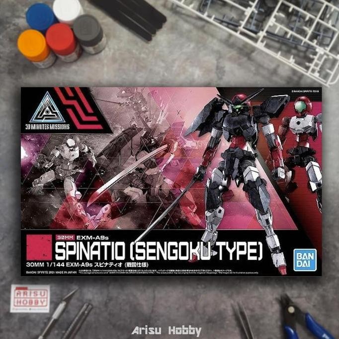 30mm Spinatio Sengoku Type 30 mm 1/144 Gundam Bandai Minutes Missions
