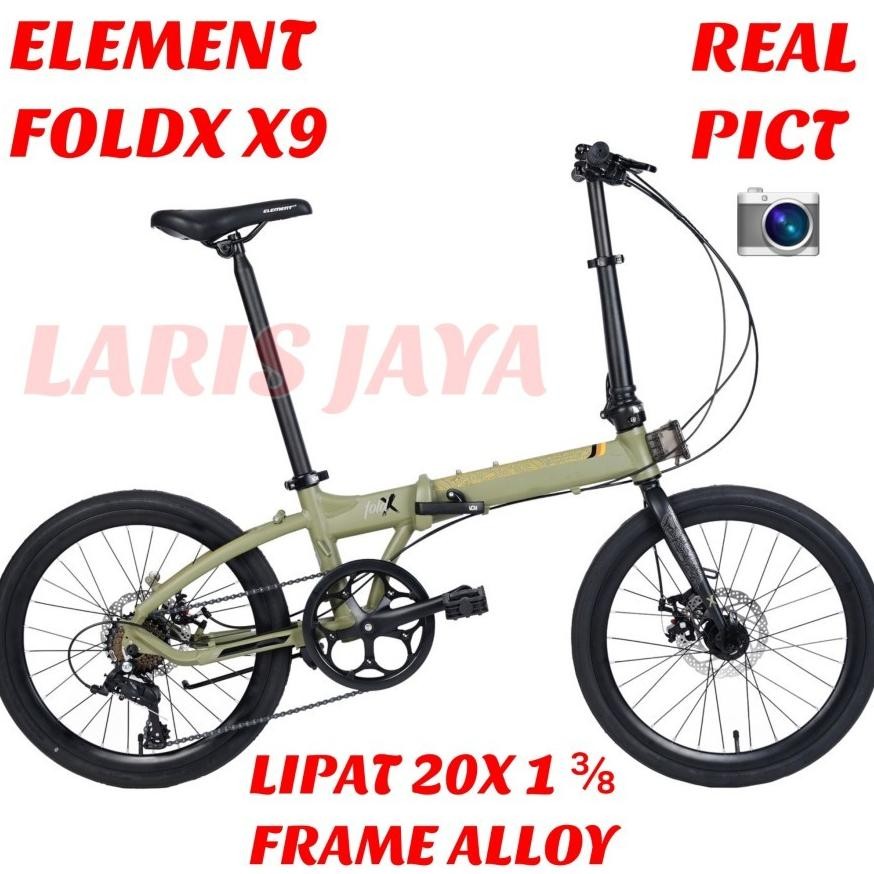 Element Foldx X9 20 Inch , Sepeda Lipat Element Nicks 451 Folding Bike Element Nicks 20X1 2023 Seped