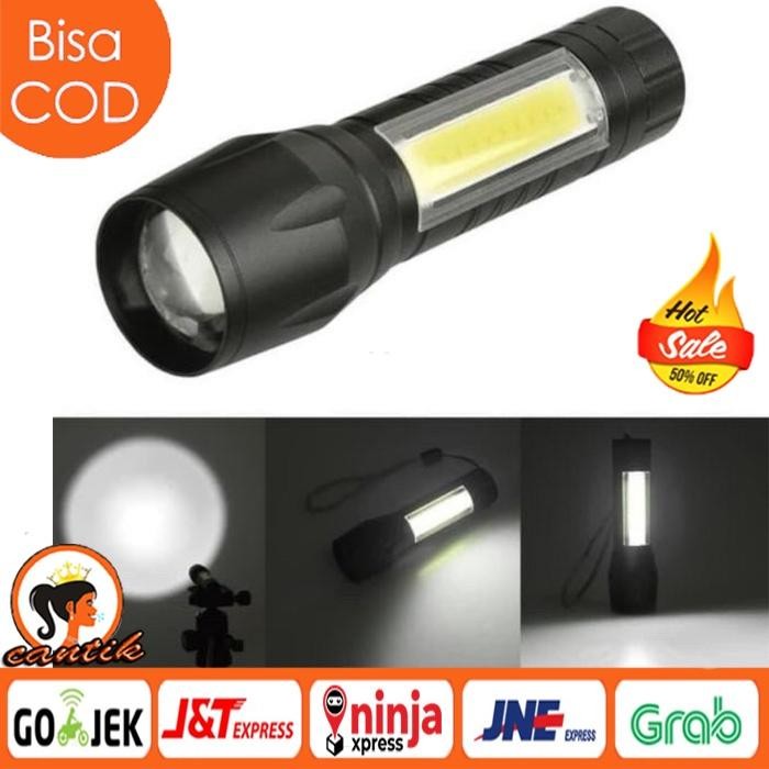 [Cod] Senter Swat Mini Zoom / Senter Polisi Led / Senter Multifungsi / Senter 911 / Senter Mini Zoom