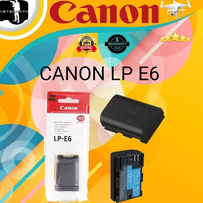 Canon Lp E6 / Baterai Canon Lp E6 New Stok