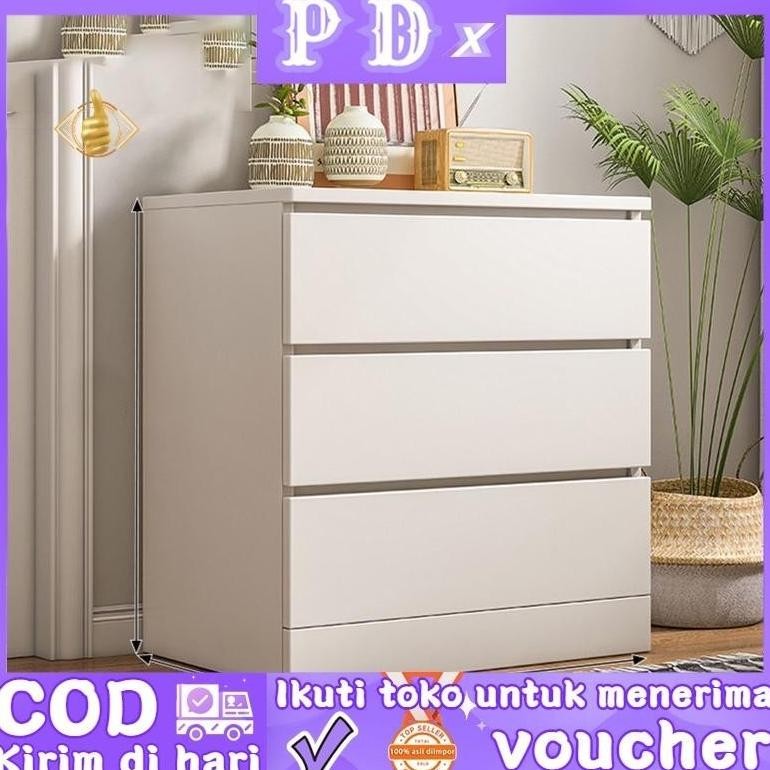Lemari laci /Lemari laci kayu/Rak laci/Lemari kecil/Lemari pakaian/Lemari nakas/Loker/4-Tier Laci Ka