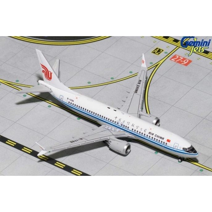 Gemini Jets Air China B737 MAX-8 B-1396 1/400 Scale