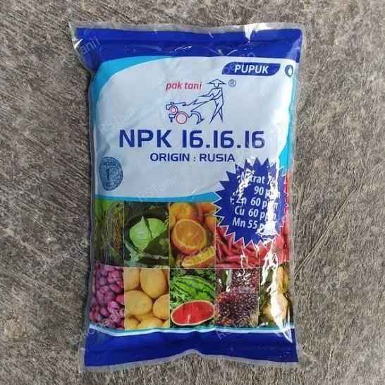 

Terlaris Pupuk Npk Pak Tani 16-16-16 Kemasan Pabrik 1Kg