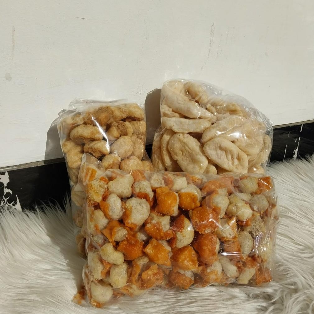 

paket mix (lidah 50 pcs , tahu pasung 50 pcs , siomay mini 1/2 kg )