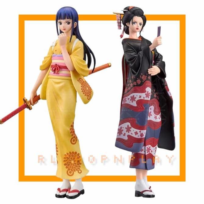Terlaris Figure One Piece Wano Country DXF Okiku Robin Luffy SALE