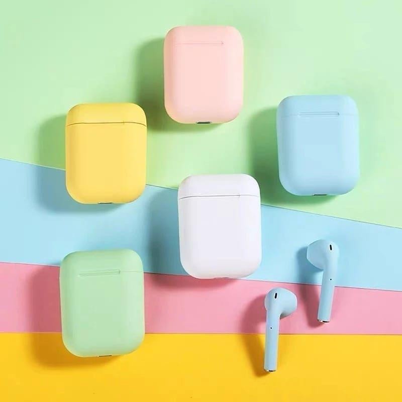 Hf Bt I12 Macaron Earphone Bluetooth I12 Macaron True Wireless I12