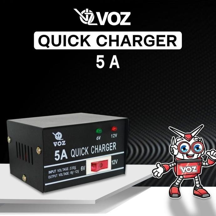 VOZ CHARGER AKI 5A | CHARGER AKI MOTOR | CHARGER AKI