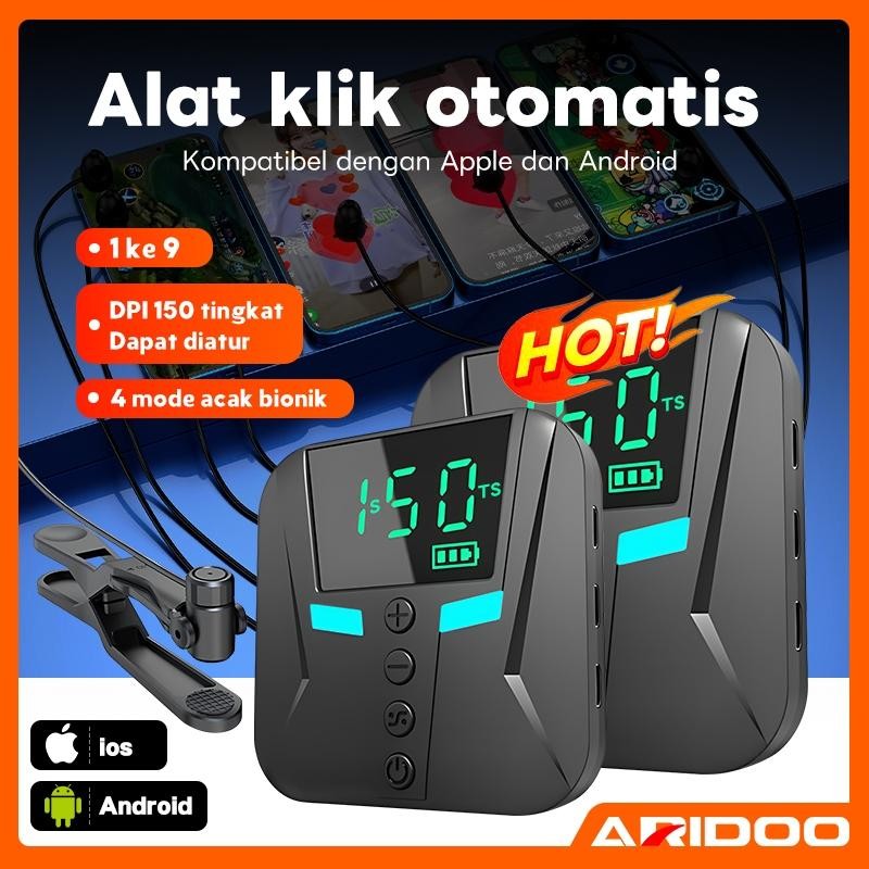 CodAlat Tap Layar Hp Auto Clicker Alat Tap Tap Layar Untuk Smart Phone Multifunctional Layar Ponsel 