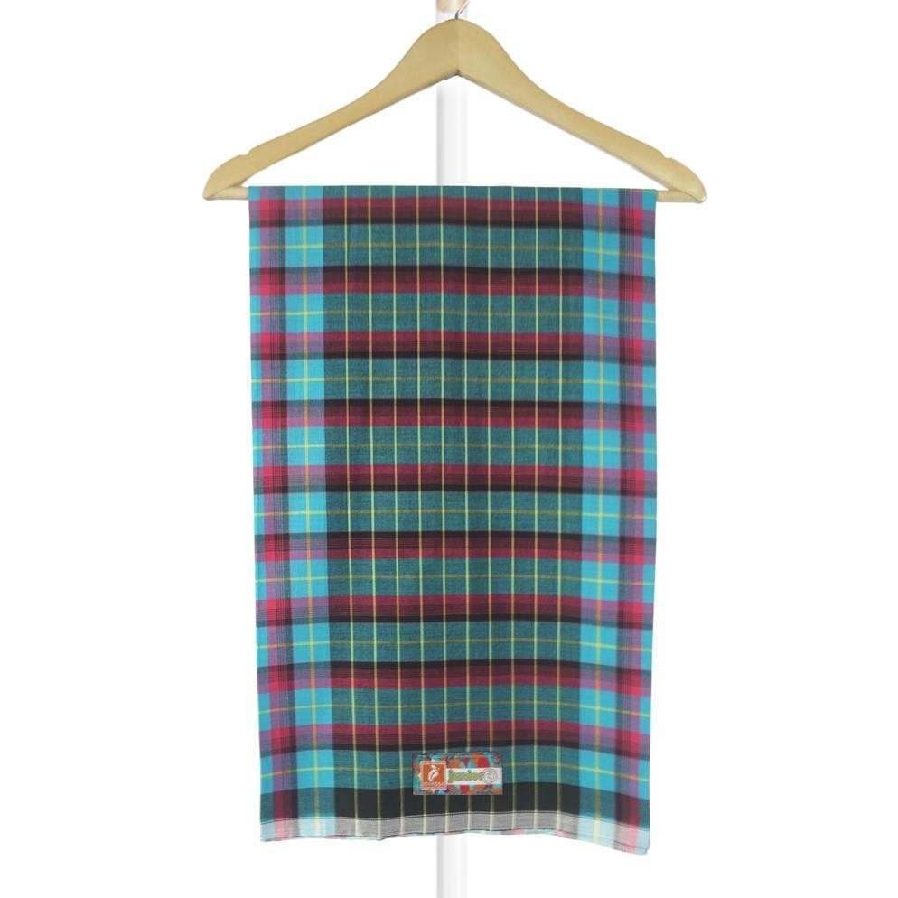 SEMPOL Sarung Mangga Junior Reguler Biru Kotak JRR17