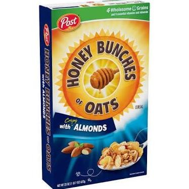 

Grosir Post Honey Bunches Of Oats With Almonds 411Gr