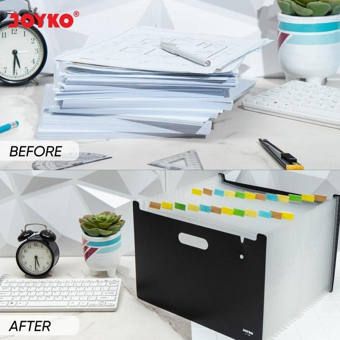 

PROMO Expanding File Map Organizer Joyko EF-7A4 25Pockets un-1