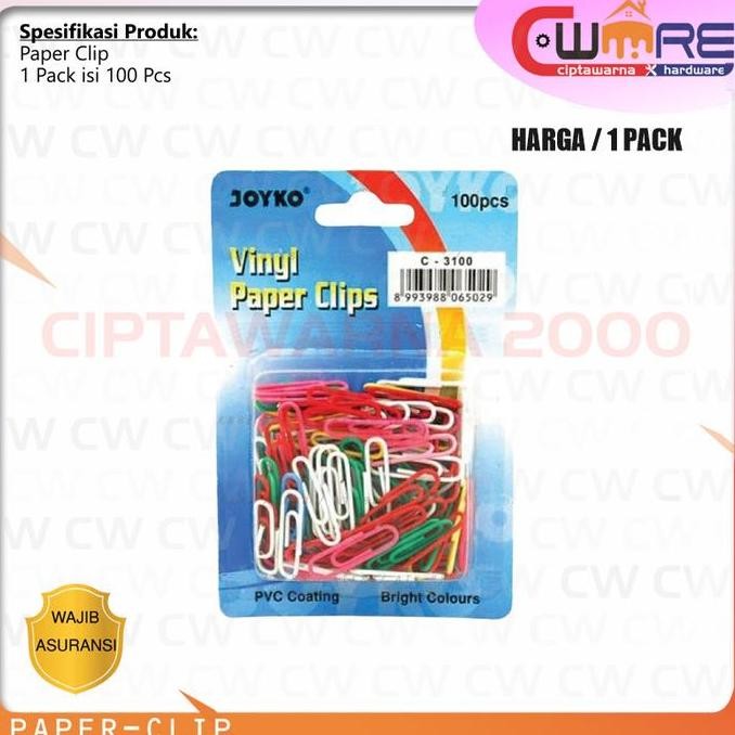 

Produk Unggulan] Paper Clip All size - Klip Kertas segala ukuran