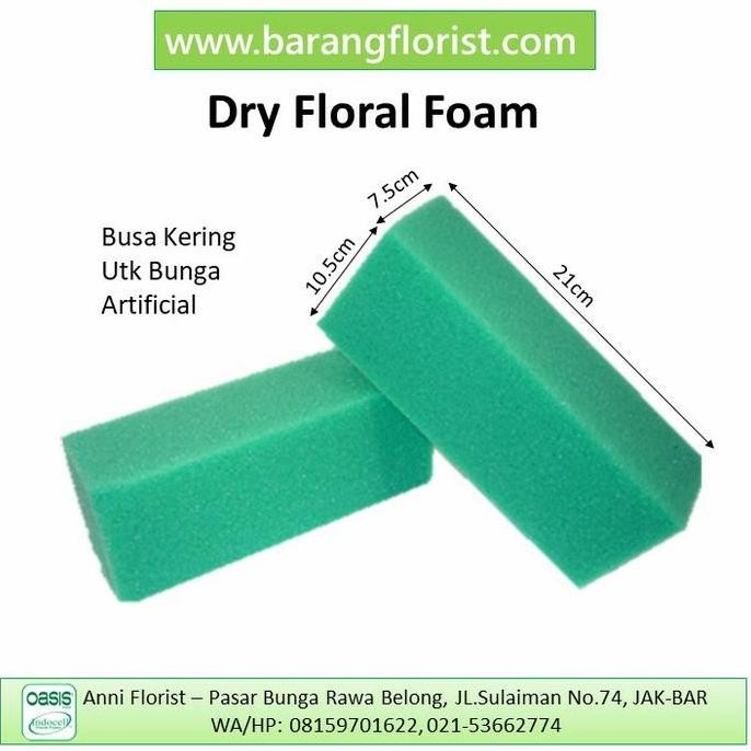 

DRY FLORAL FOAM 24 PCS/BOX. BUSA KERING, FOAM KERING