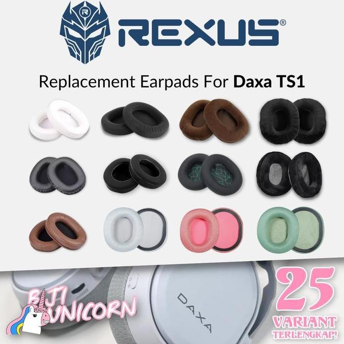 BARU EARCUP/EARPAD/EAR CUSHION REXUS HEADSET GAMING WIRELESS DAXA TS1 BUSA