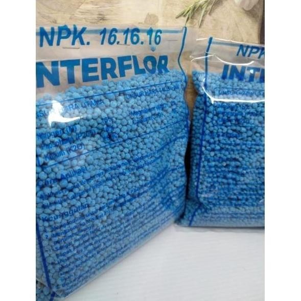 

Terlaris Pupuk Npk 16 16 Interflor Kemasan 500Gram Hijau Tanaman