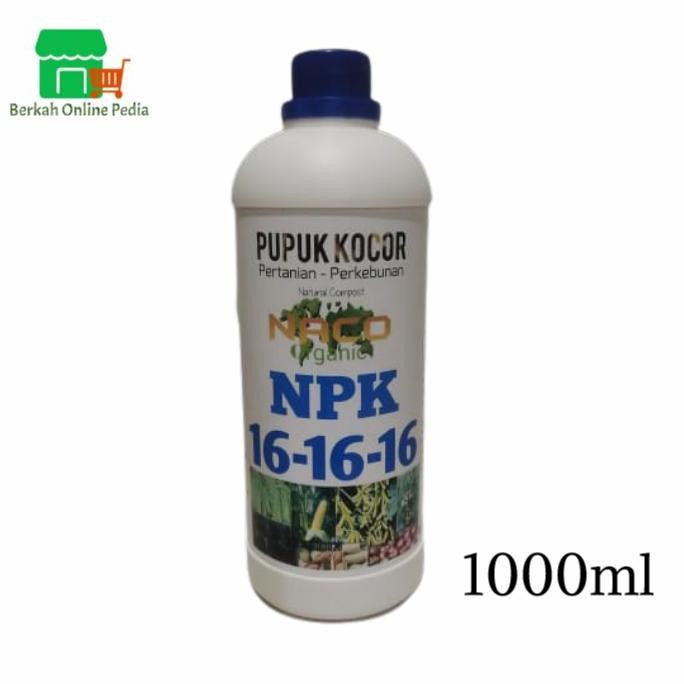 

Terlaris Npk 16 16 16 Pupuk Cair Npk 16 16 16 Isi 1 Liter Npk Plus - Pupuk Npk