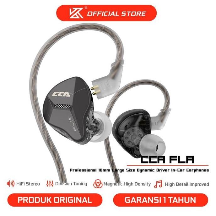 sale [kz official store] cca fla with mic in ear monitor earphone earbuds
