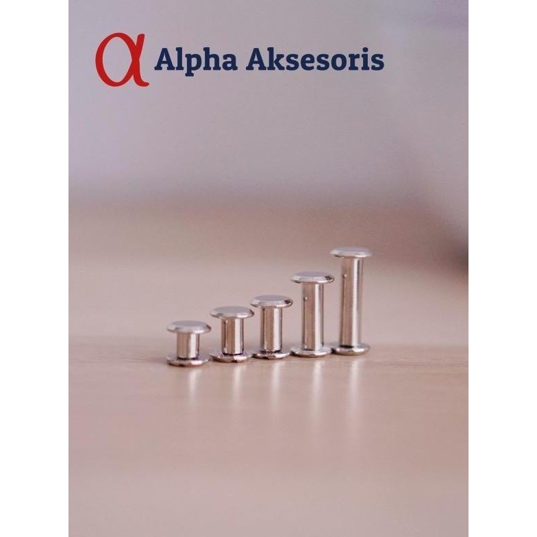 Mur Baut Sekrup Untuk Jilid Buku Tebal Atau Agenda Atau Buku Menu Pertukangan Multifungsi Steel Stai