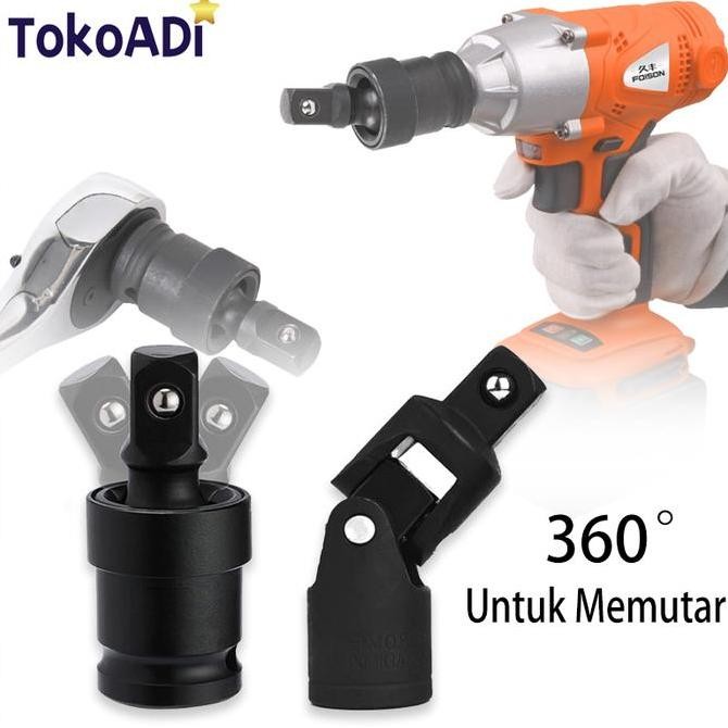 BIG SALE Universal Pneumatic Swivel Joint Air Impact Wobble Socket Adapter