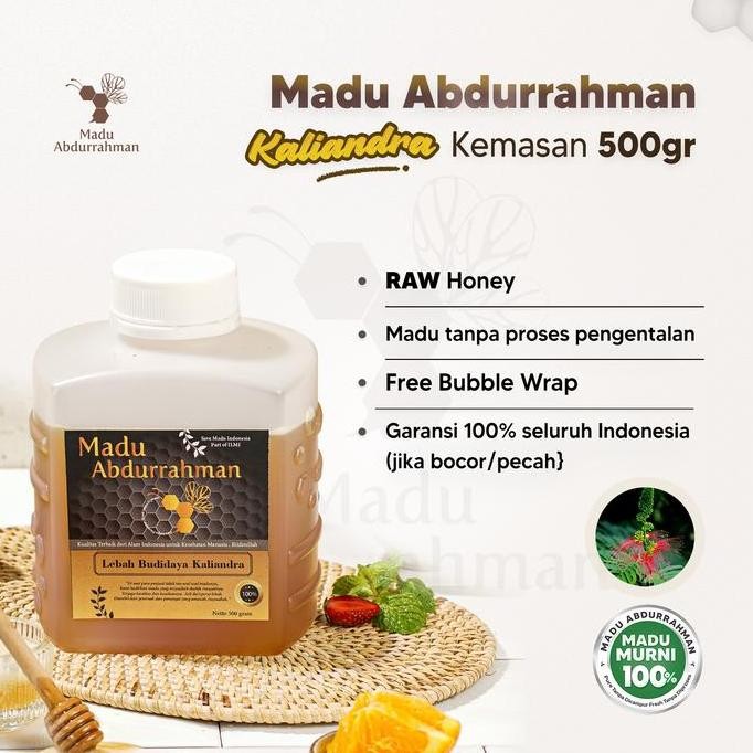 

BARU MADU NEKTAR KALIANDRA. MADU ABDURRAHMAN 100% MURNI & ASLI RAW HONEY