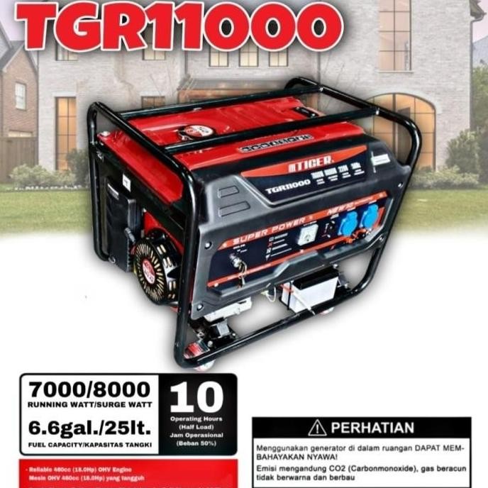 Genset Tiger TGR-11000/7500 Watt