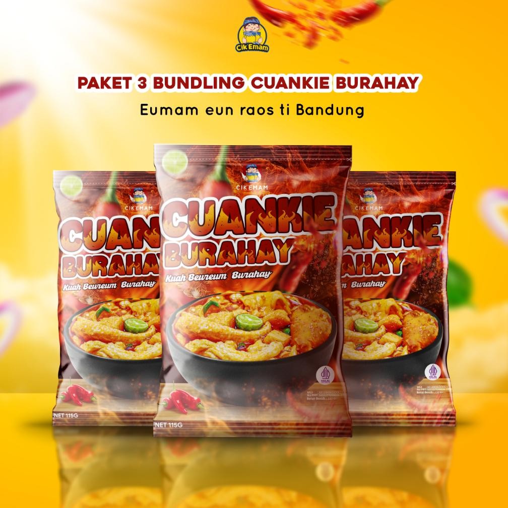 

Cik'Emam - Cuanki Kuah Burahay Khas Bandoeng - Cuankie Burahay Pedas Original Hemat Asli Bandung