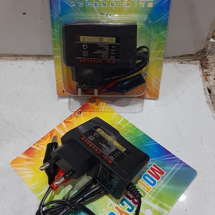 ADAPTOR MINI/MINI CHARGER AKI MOTOR 12V