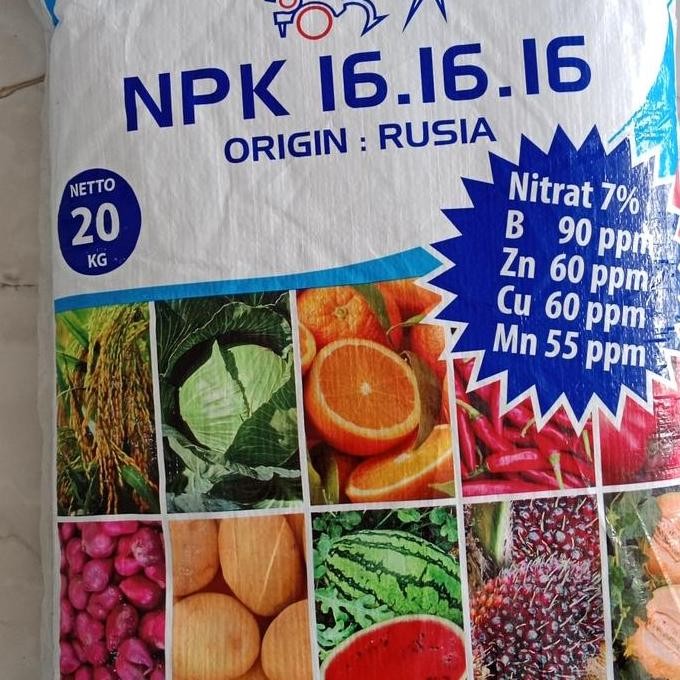 

Terlaris Pupuk Npk 16-16-16 Pak Tani Repack 1 Kg