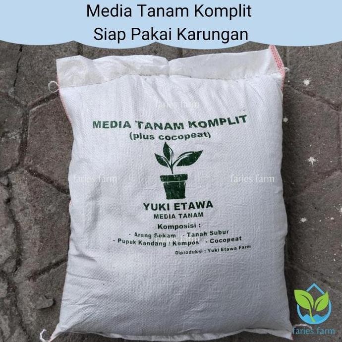 

Terlaris Sedia Media Tanam Siap Pakai Karung Lengkap Tanah Pupuk Kandang Kompos