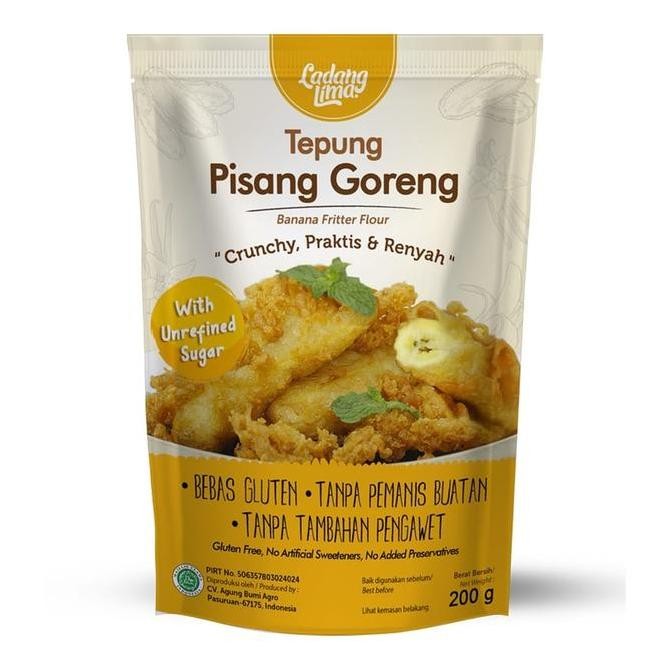 

Baru Ladang Lima Tepung Pisang Goreng 200Gr Gluten Free