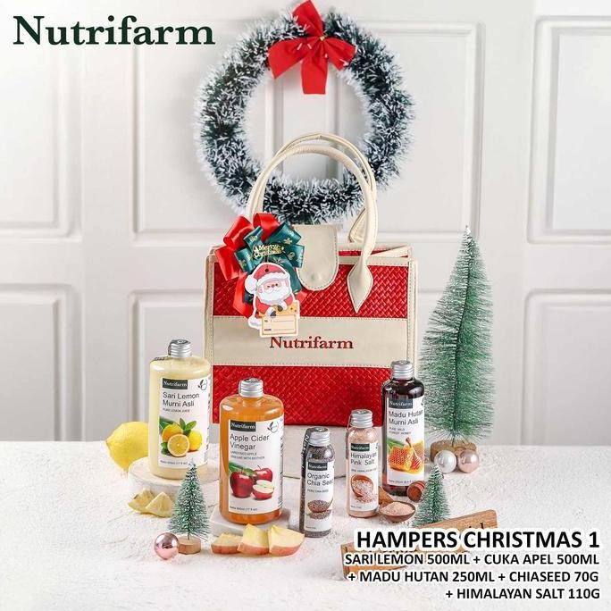 

BARU NUTRIFARM HAMPERS SARI LEMON 500ML, CUKA APEL 500ML, MADU HUTAN 250ML, HIMALAYA SALT 110GRAM, CHIA SEED 70GRAM