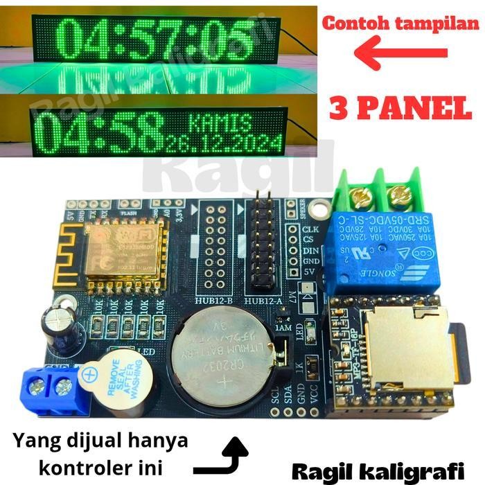 Controller Bel Otomatis - Kontroler Bel Sekolah Mp3 - Kontroler Bel Pabrik Mp3 - Kontroler Bel Sekol