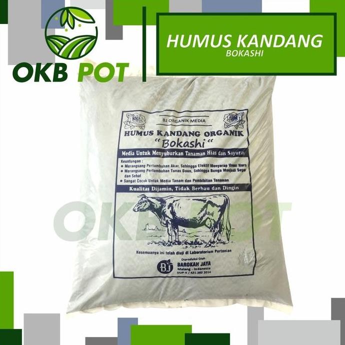 

Terlaris Pupuk Humus Organik Pupuk Kandang Bokhasi 5,4Kg Media Tanam Organik Tanah Tanaman Organik