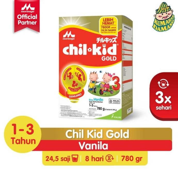 

BARU MORINAGA CHILKID CHIL KID REGULER VANILA / MADU 800 GRAM