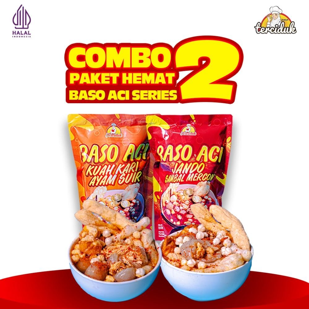 

Paket Bundling Hemat 2 Bungkus - [Baso Aci Jando Sambal Mercon + Baso Aci Ayam Suwir Kuah Kari]