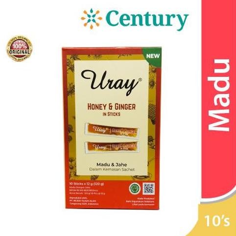 

BARU MADU URAY HONEY & GINGER ISI 10 STICKS/MADU DAN JAHE/DAYA TAHAN TUBUH