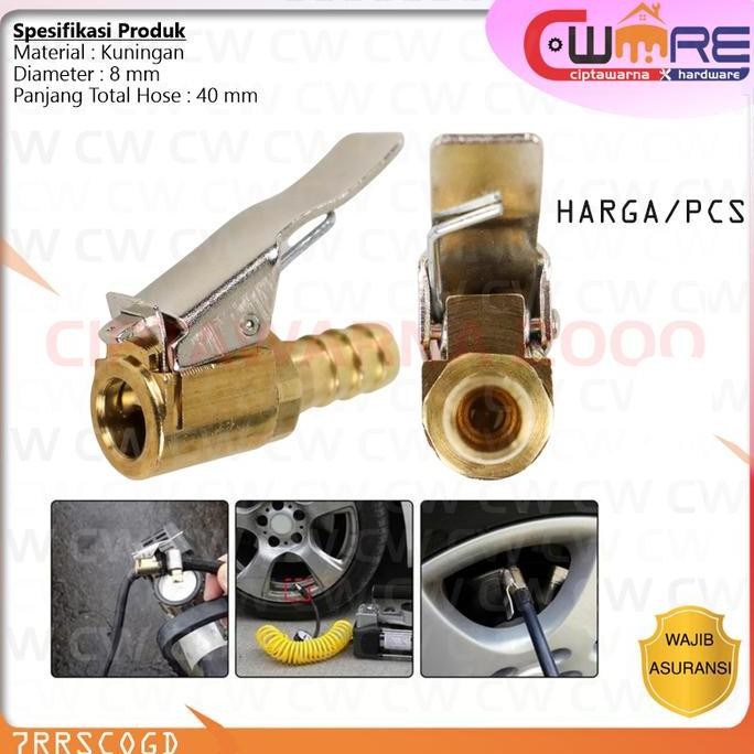 best seller] Adapter Sambungan Hose Konektor Selang Pompa Angin ban sepeda motor