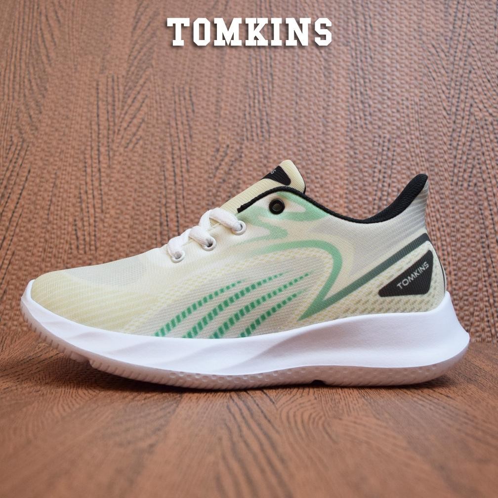TOMKINS Dernier  - Putih Hitam Sepatu Olahraga Wanita