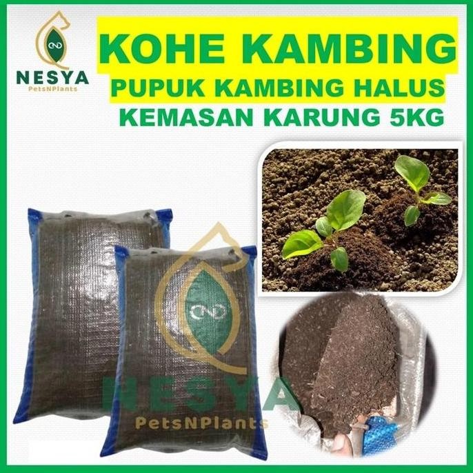 

Terlaris Pupuk Kandang Kohe Kambing Halus Kemasan Karung 5Kg Untuk Media Tanam
