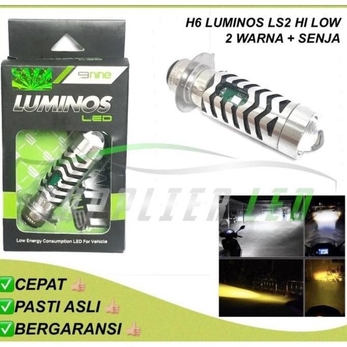 tersedia lampu led ls2 luminos h6 putih kuning