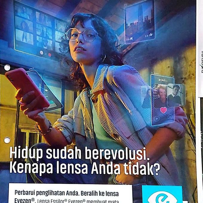 Lensa Kacamata Essilor Eyezen Transition Gen 8 Original Promo