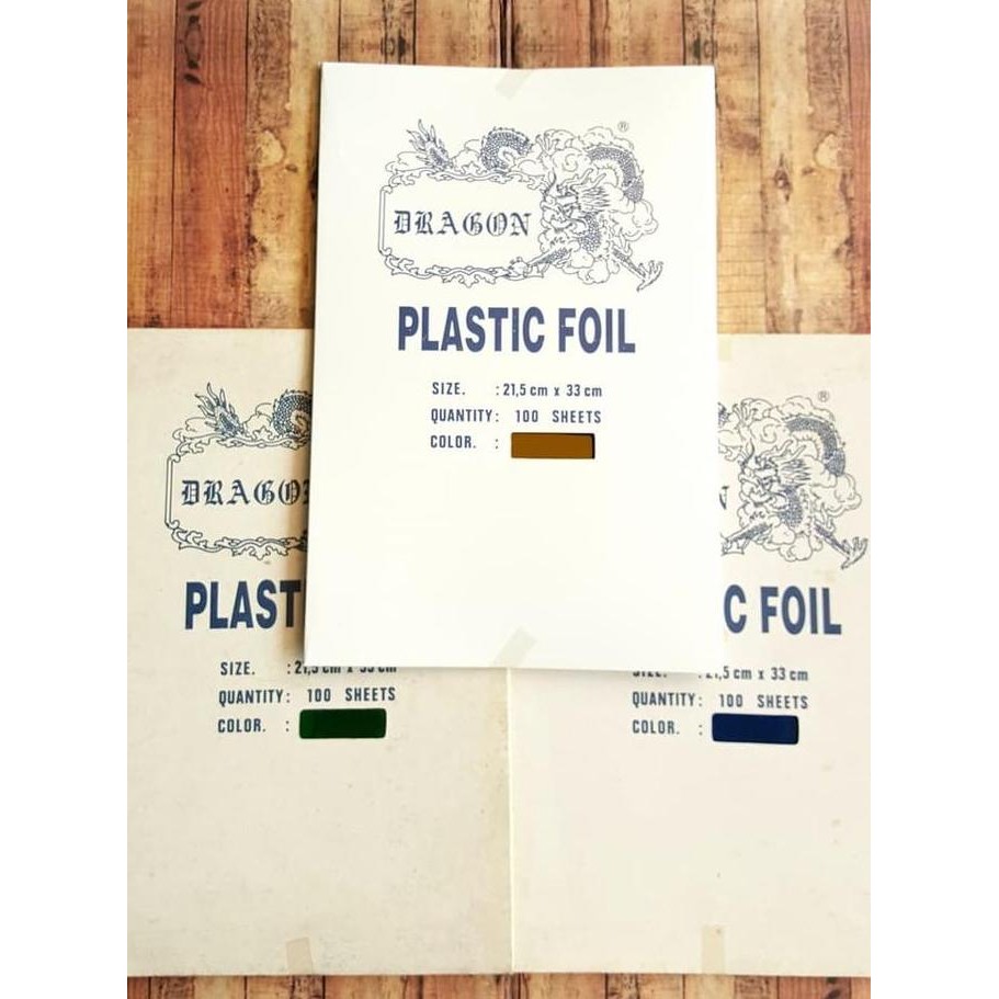 

TERBARU - Plastik Foil Dragon Folio / F4 isi 100 Lembar - Copy Paper Foil