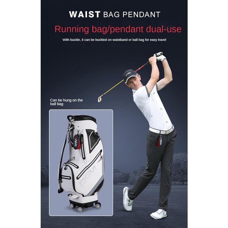 Waist Bag Mini Portable Golf Ball Bag - Belt Golf Bag
