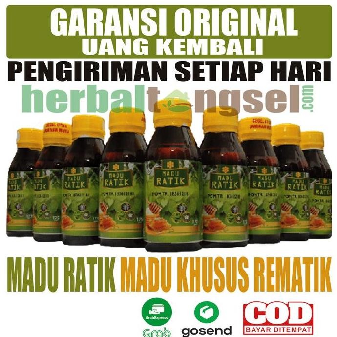 BARU MADU RATIK SENDI MADU RATIK HERBAL ORIGINAL BPOM GARANSI UANG KEMBALI