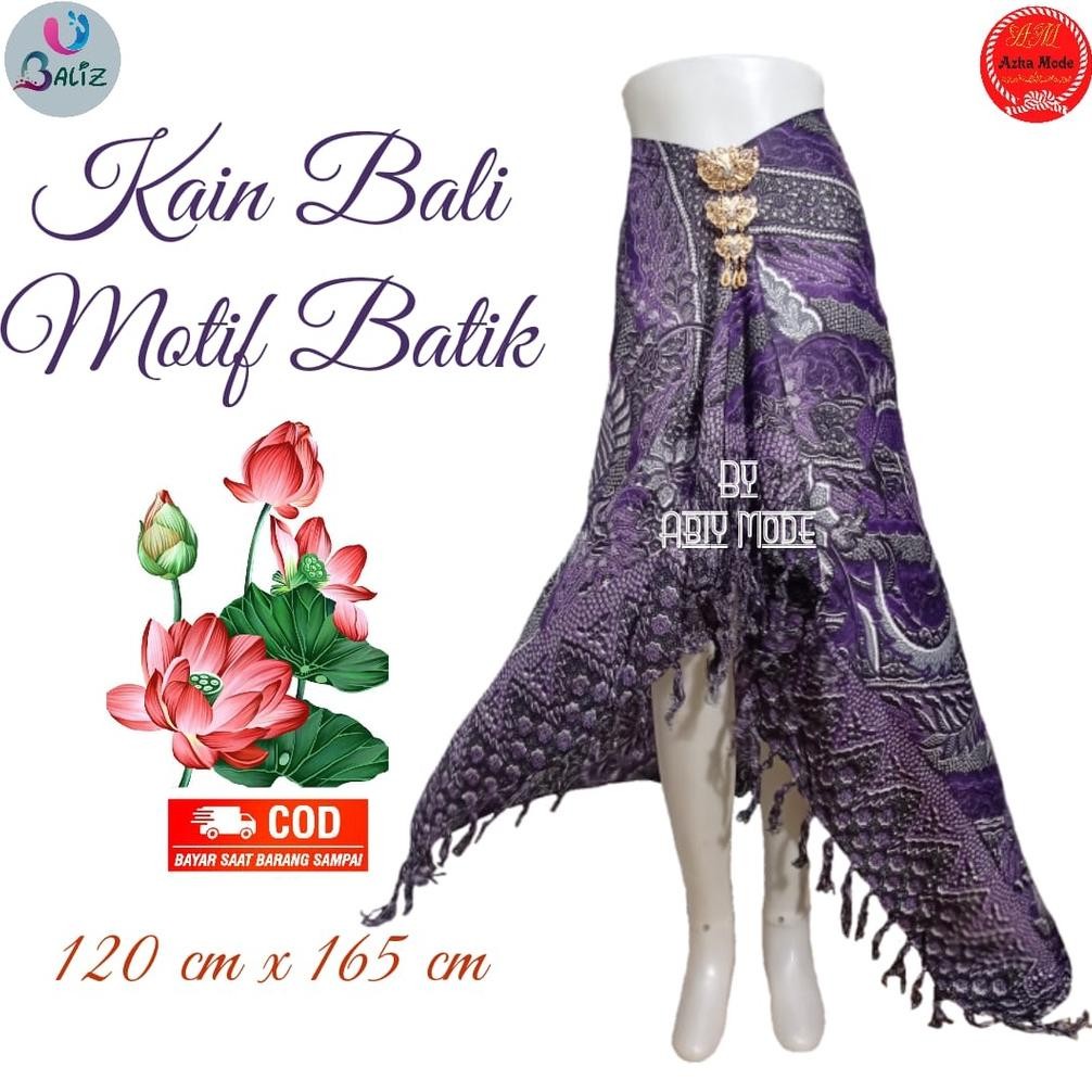 Ready Kain Bali Pantai - Kain Bali Motif New Batik Standar - Sarung Pantai Kain Balizz - Sarung Bali