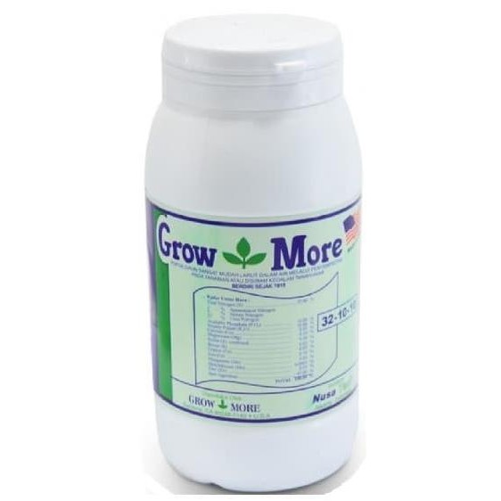

Terlaris Growmore 32-10-10 Ukuran 1 Lbs / Pupuk Impor / Npk Untuk Daun / Makro