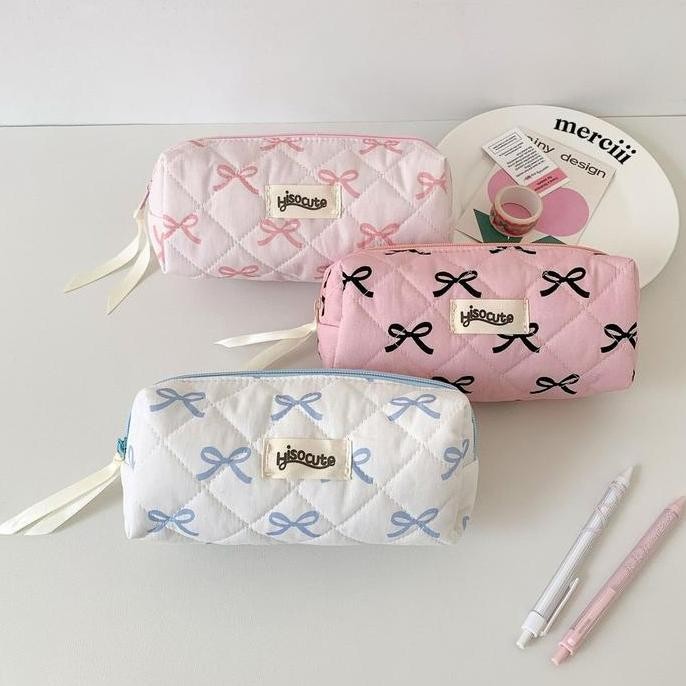 

SIAP KIRIM SHINSDAY TEMPAT PENSIL POUCH MAKEUP TAS KOSMETIK KOTAK PENSIL BOW PITA COQUETTE Y2K AESTHETIC KOREA ORGANIZER BAG SERBAGUNA